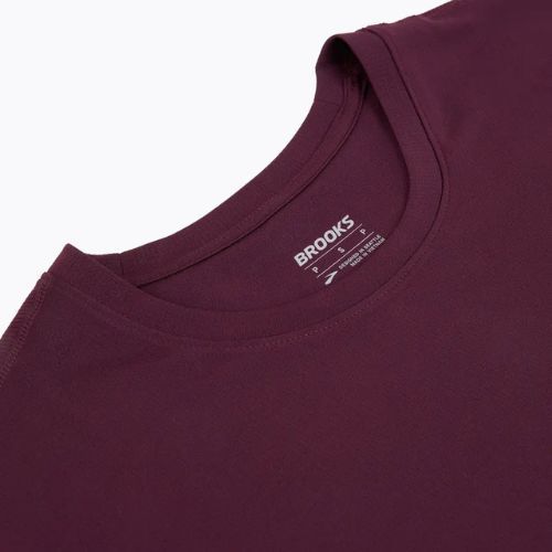 Men's running top Brooks Dash burgundy blaze