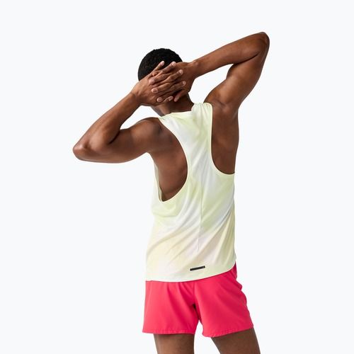 Men's running top Brooks Dash Singlet Printed Sleevlees euphoryc luminary