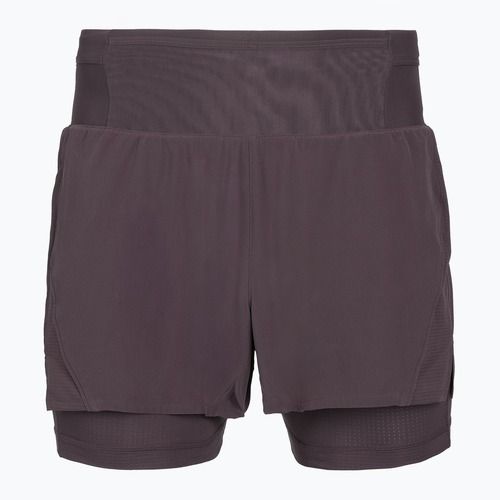 Men's running shorts Brooks High Point 5" 2IN1 2.0 dark russet