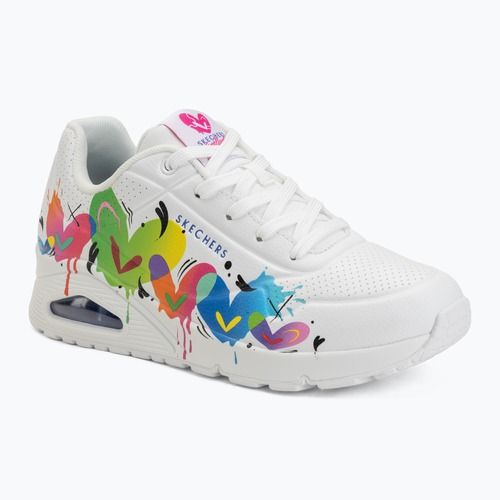 Women's shoes SKECHERS Uno Open Your Heart white