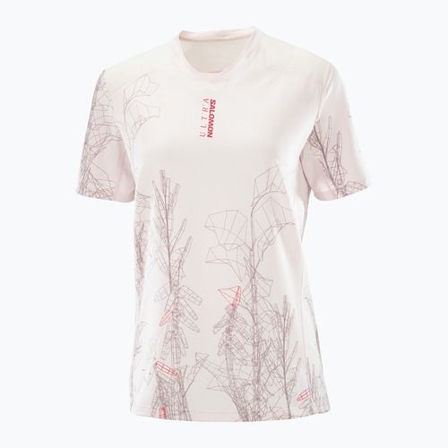 Women's running top Salomon S/Lab Ultra Tee Aop lilac ash