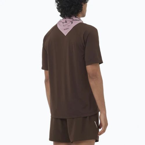 Men's running top Salomon Shakeout Core cofee bean