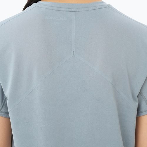 Women's running top Salomon Sense Aero SS Tee GFX trade winds