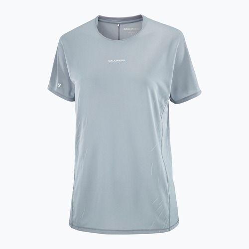 Women's running top Salomon Sense Aero SS Tee GFX trade winds