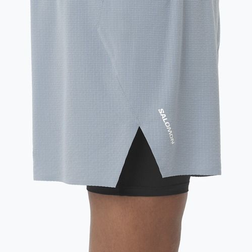 Men's running shorts Salomon Sense Aero 2IN1 5" trade winds