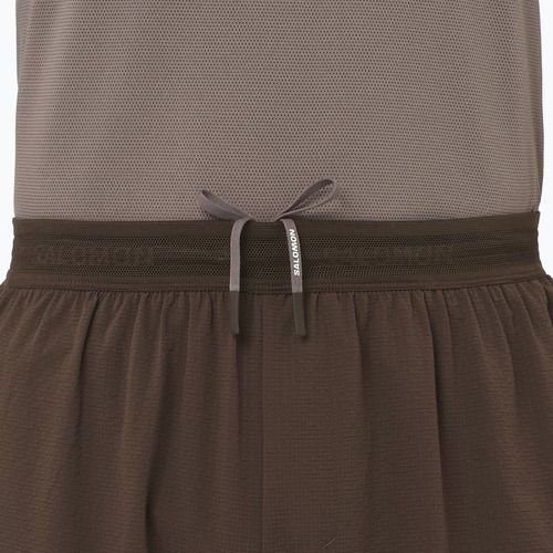 Men's running shorts Salomon Sense Aero 7" coffee bean