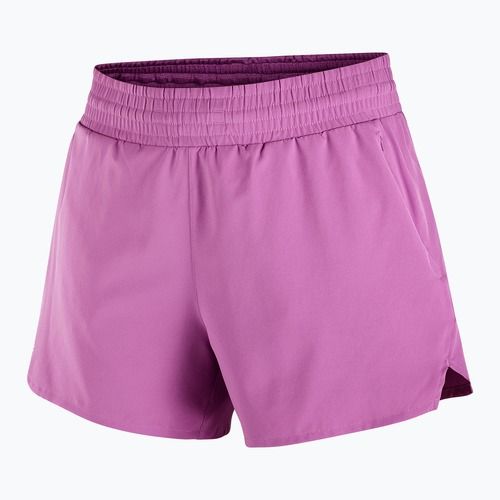 Women's running shorts Salomon Shakeout Core 2IN1 4" iris orchid