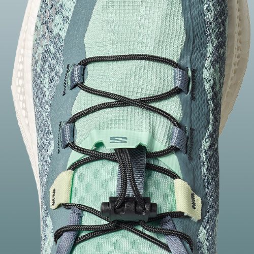 Women's running shoes Salomon Aero Glide 4 GRVL stormy weather/lichen/vanilla ice