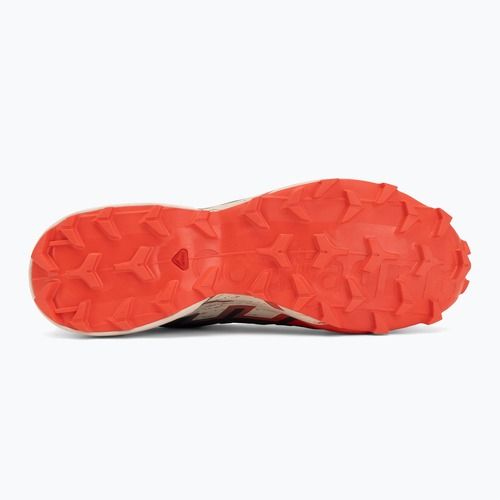 Men's running shoes Salomon Speedcross 6 black/fiery red/almond milk