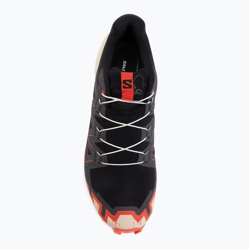Men's running shoes Salomon Speedcross 6 black/fiery red/almond milk