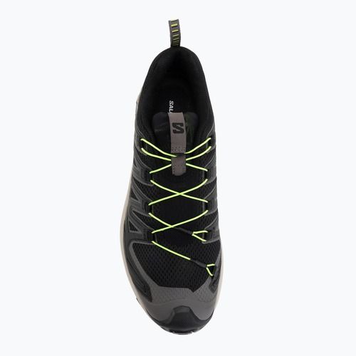Men's running shoes Salomon XA Pro 3D V9 black/dark gull gray/acid lime