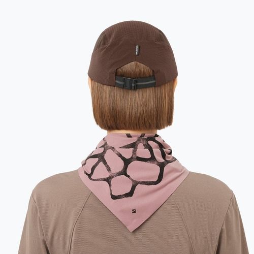 Baseball cap Salomon Sense Aero coffee bean