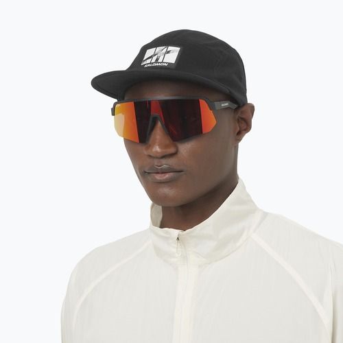 Baseball cap Salomon Wild Rays 5 Panel deep black