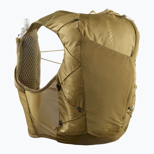Running vest Salomon Active Skin 12 Set brilliant olive/willow