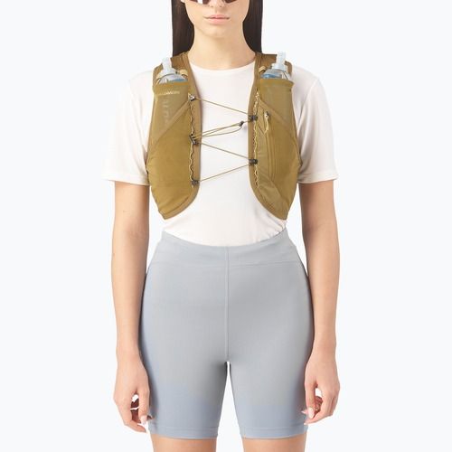 Running vest Salomon Active Skin 4 Set brilliant olive/willow