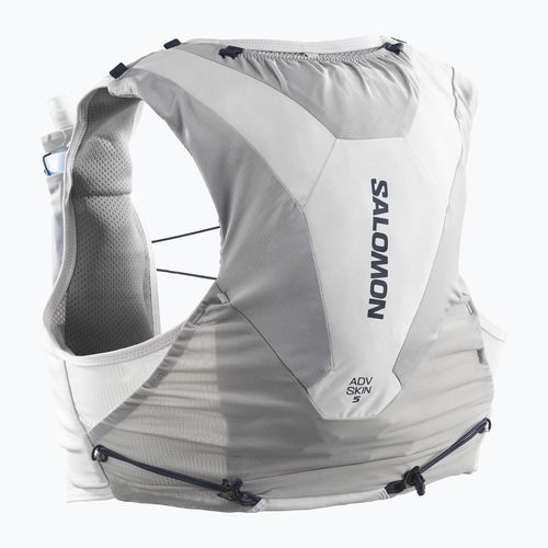 Salomon running vest ADV SKIN 5 Set alloy/gray violet/spellb