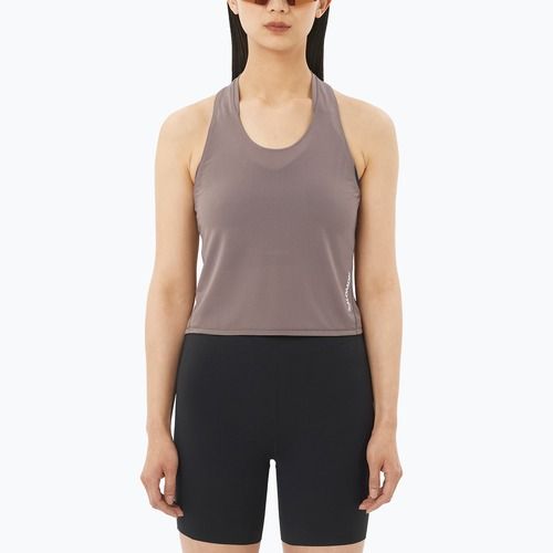 Women's running top Salomon Sense Aero Short Tank iron