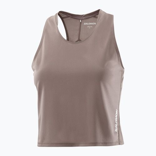 Women's running top Salomon Sense Aero Short Tank iron