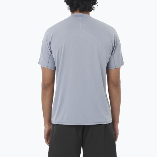 Men's running top Salomon Sense Aero SS Tee GFX trade winds