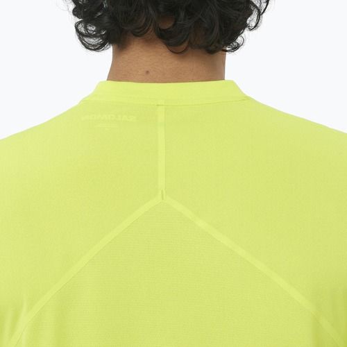 Men's running top Salomon Sense Aero SS Tee GFX acid lime