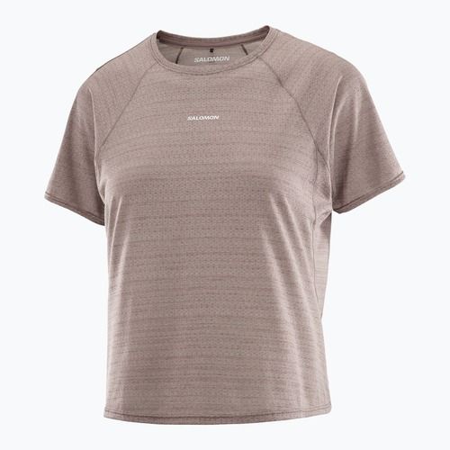 Women's running top Salomon Shakeout Air Cropp iron