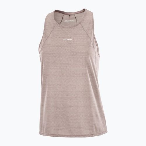 Women's running top Salomon SHAKEout Air Tank iron