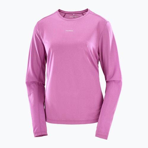 Women's running longsleeve Salomon Shakeout Core iris orchid