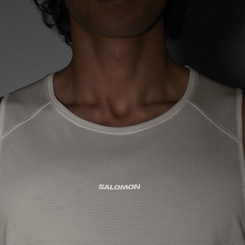 Men's T-shirt Salomon Shakeout Core whisper white