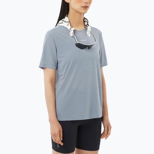 Women's running top Salomon Shakeout Core trade winds