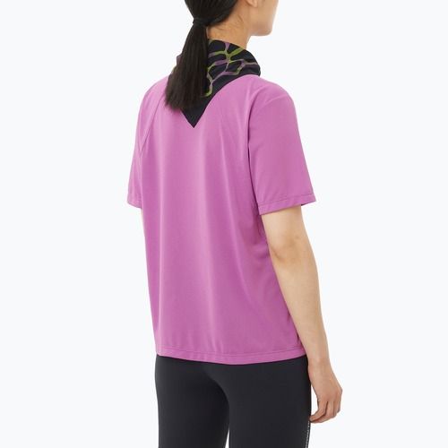Women's running top Salomon Shakeout Core iris orchid