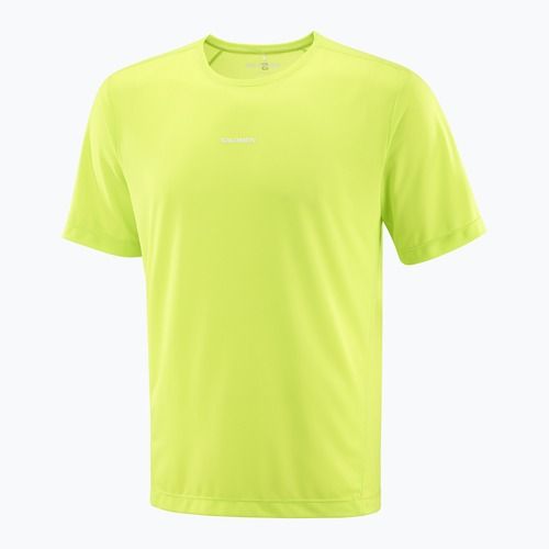 Men's running top Salomon Shakeout Core acid lime