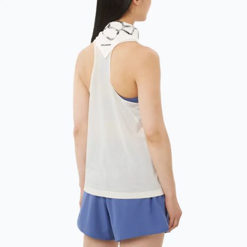 Women's running top Salomon Shakeout Core Tank whisper white