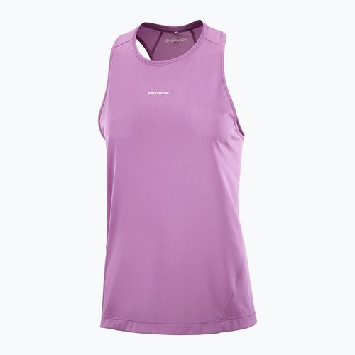 Women's running top Salomon Shakeout Core Tank iris orchid