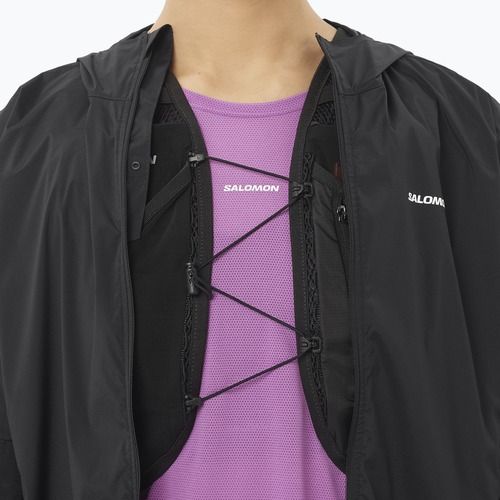 Women's running jacket Salomon Sense Aero Wind black