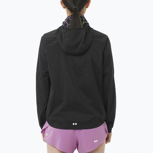 Women's running jacket Salomon Sense Aero Wind black