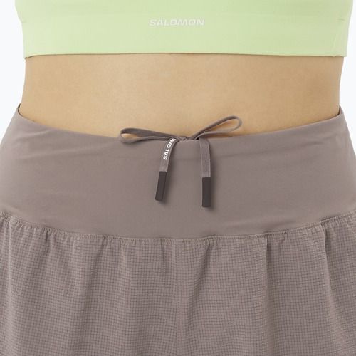 Women's running shorts Salomon Sense Aero Stow 4" iron