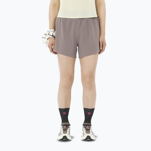 Women's running shorts Salomon Sense Aero Stow 4" iron