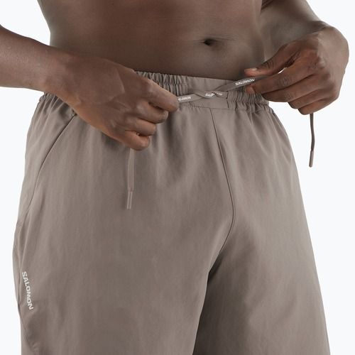 Men's running shorts Salomon Shakeout Core 2IN1 7" No Liner iron
