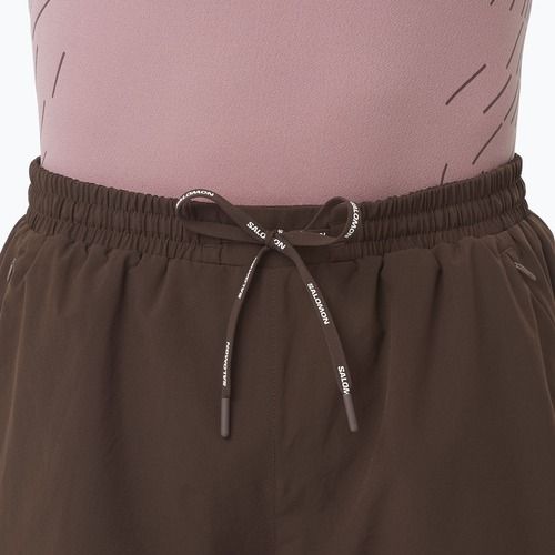 Men's running shorts Salomon SHAKEout Core 5" coffe bean