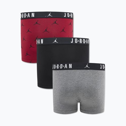 Children's boxers Nike Jordan JHB Flight Cotton Essential 3 pairs gym red