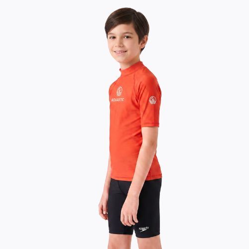 Children's T-shirt AQUASTIC Rimos UV 50+ UPF orange