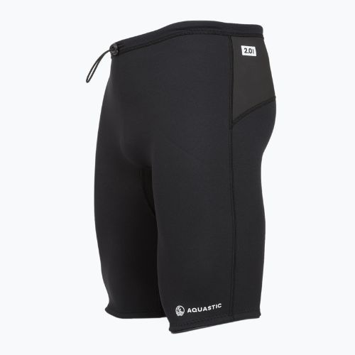 Men's neoprene shorts AQUASTIC SeaFlex 2.0 mm black