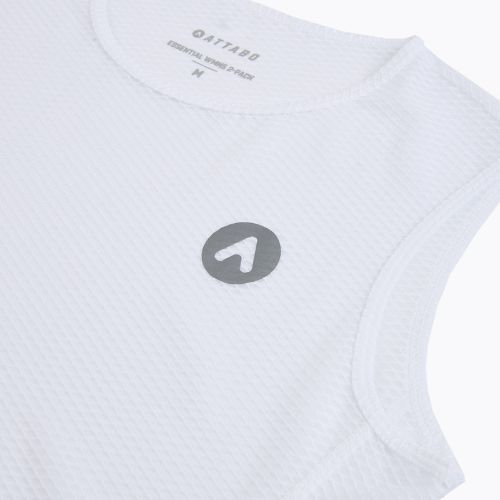 Women's cycling base layer ATTABO Essential WMNS 2 pcs. white