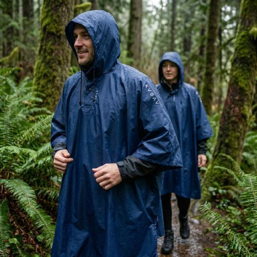 Rain cape KADVA AquaDefend membrane 5000 navy