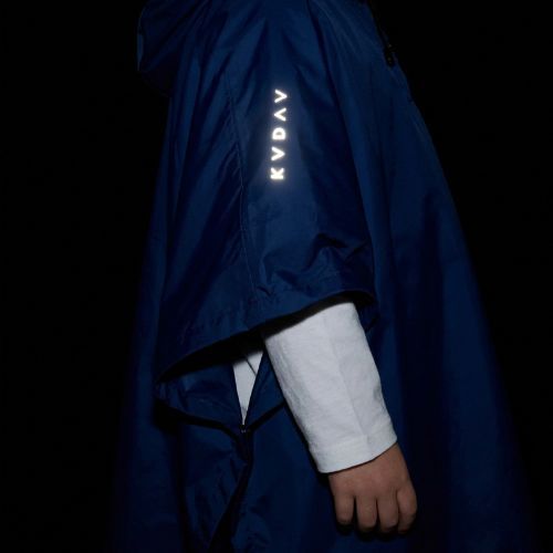 Children's rain poncho KADVA AquaDefend membrane 5000 navy blue
