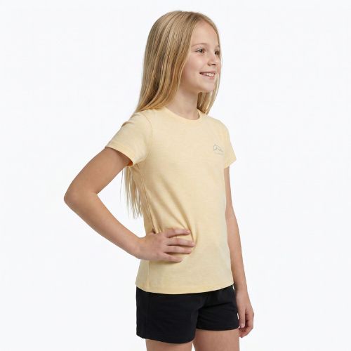 Children's trekking T-shirt KADVA Merivra merino peach