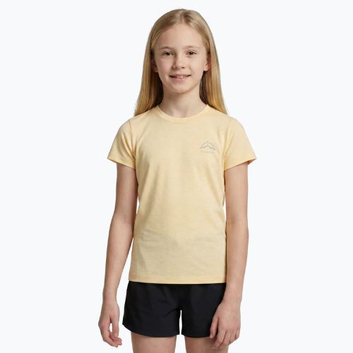 Children's trekking T-shirt KADVA Merivra merino peach