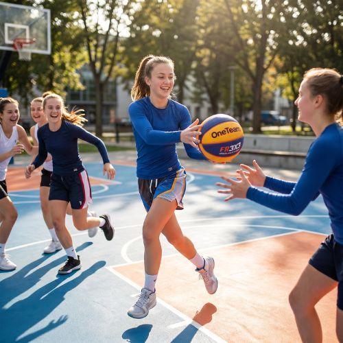 Basketball OneTeam Rim Rush Fiba 3x3 blue