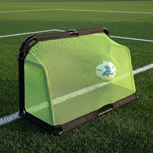 Football goal OneTeam Swiftgoal 120 x 70 cm black/green
