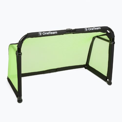 Football goal OneTeam SWIFTGOAL 150 x 90 cm foldable black/green